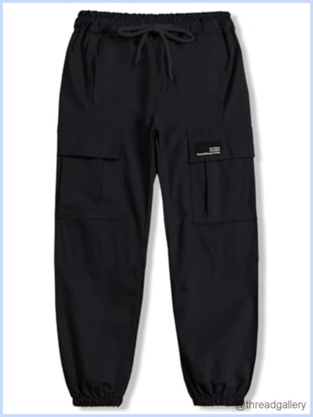 Cargo Pants Elastic Waist Lightweight Outdoor Jogger for Women and Girls